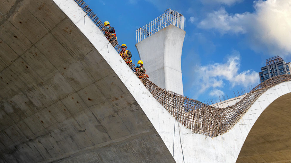 RUBBLE: Stunning bridge collapse reveals Chinese weakness