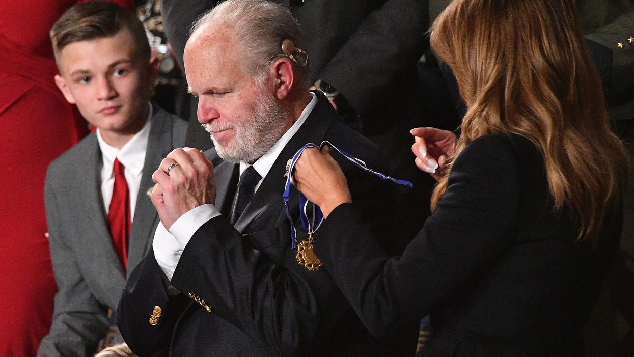 Rush Limbaugh lauds the power of prayer as he delivers a sobering update on his cancer battle