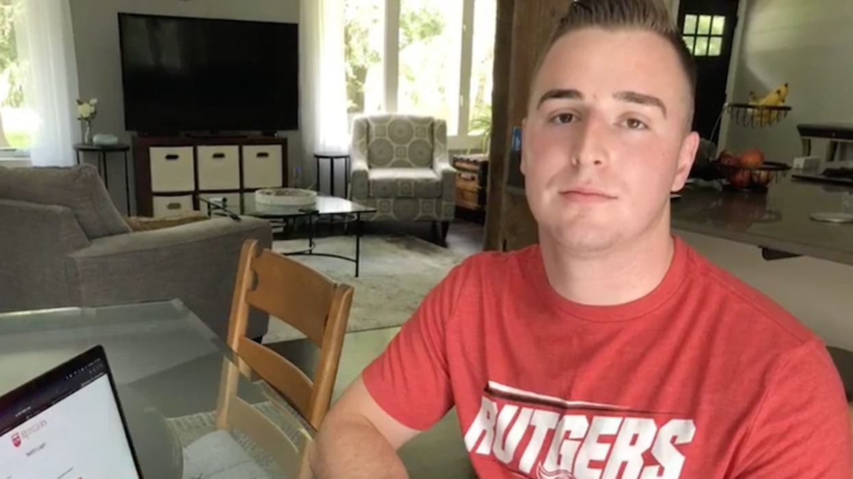 Rutgers University bans unvaccinated senior from attending remote classes