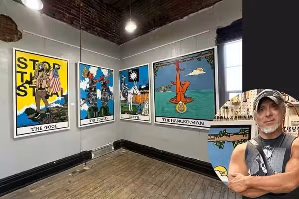 Sabo returns to Denver — this time with Jeffrey Epstein hanging on the wall