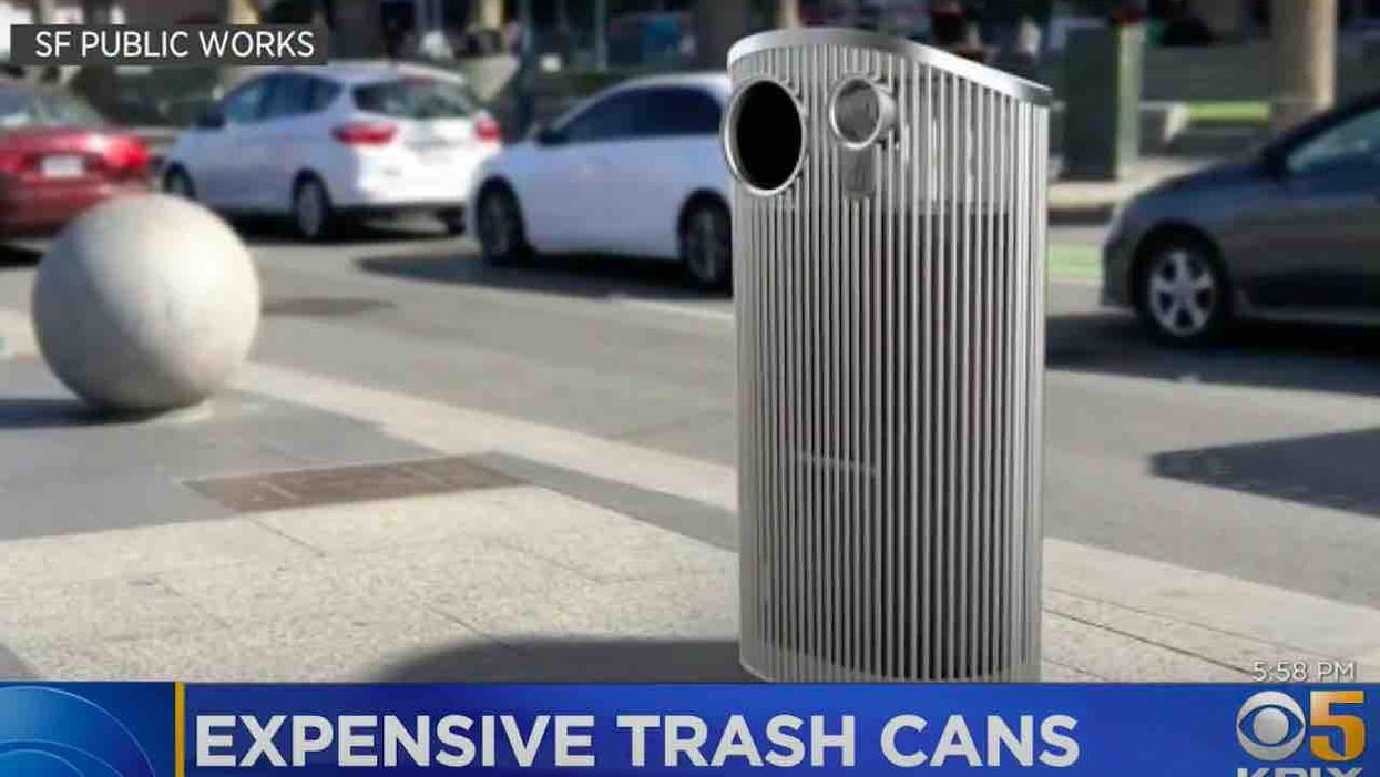 San Francisco — where feces, piles of garbage have been filling its once-storied streets — to buy designer trash can prototypes for up to $20,000 each