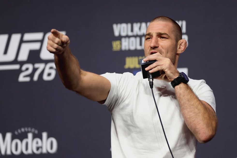 'Saying that makes you a weak man': UFC's Sean Strickland calls NFL 'spineless cowards' in defense of Harrison Butker