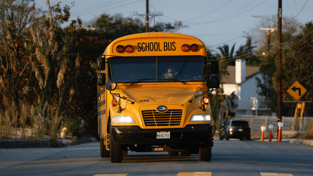 School bus ride from hell: Students, parent climb through bus windows; parent breaks glass on door, gets arrested