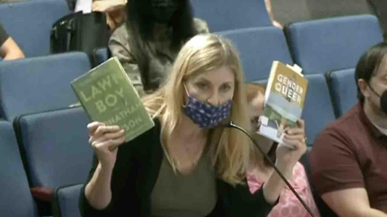 School district pulls books after angry mother exposes 'pedophilia' in them, reads explicit passages to school board