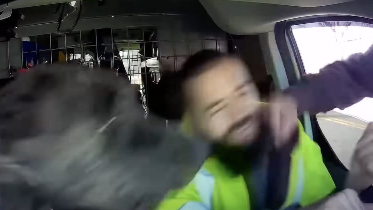 School resource officer caught on video punching motorist in face; later he seems to deny it — but other cops bring receipts