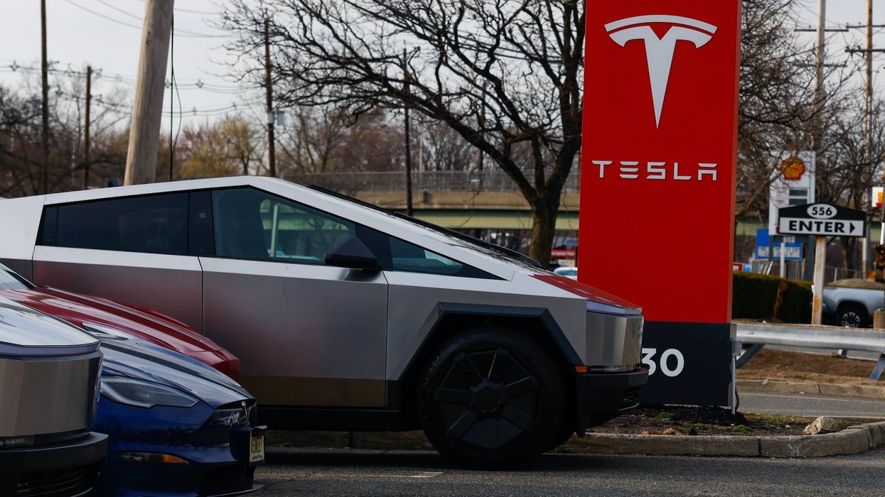 Security video shows man ramming ATV into Tesla vehicle; police say he damaged two others and scratched 'Elon' into them