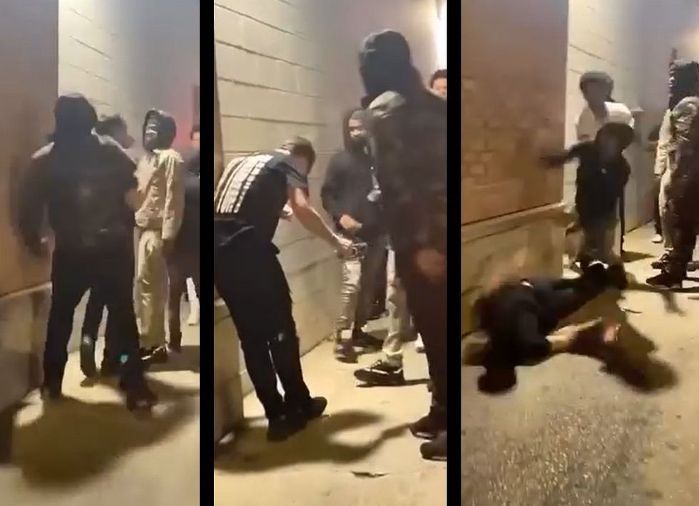'See what these motherf***ers did to my son': Rapper's entourage reportedly savagely knocks out fan who asked for picture