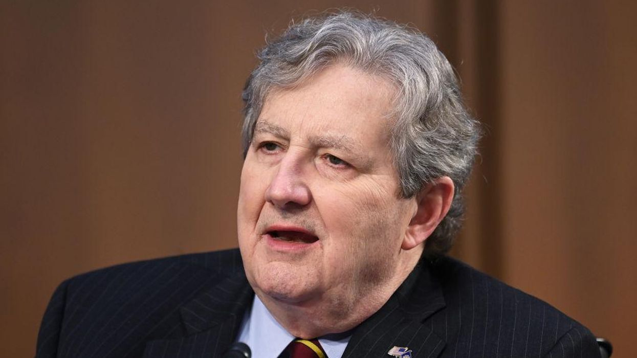 Sen. Kennedy says President Biden's 'poll numbers are going down like a fat guy on a seesaw'