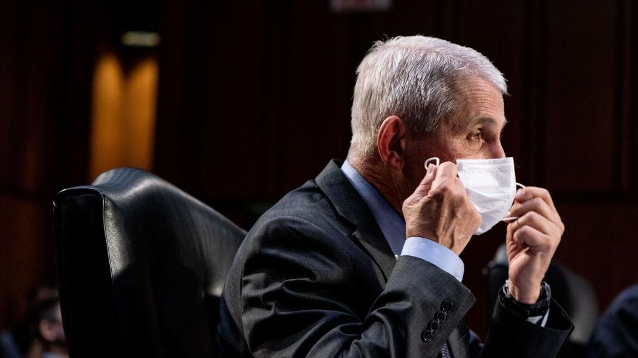 Sen. Rand Paul demands Dr. Fauci point to scientific data showing vaccinated people need to wear masks. He doesn't.