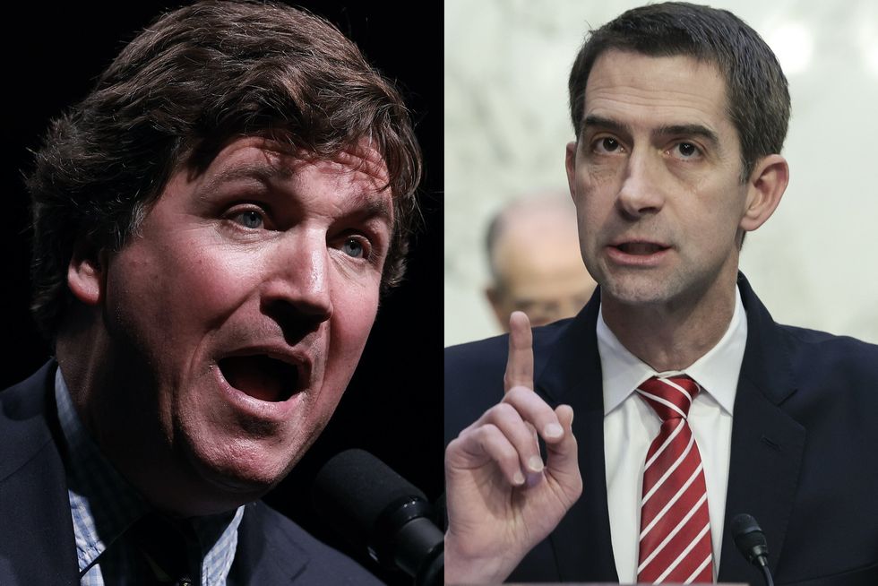 Sen. Tom Cotton denies accusation from Tucker Carlson about JFK files