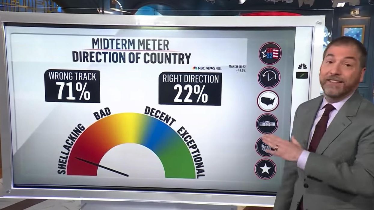 'Shellacking': NBC anchor sounds alarm for Democrats over 2022 midterm election, forecasts major losses
