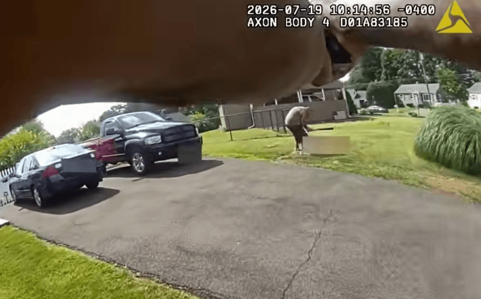 Shocking police footage shows man brutally beating victim with a baseball bat