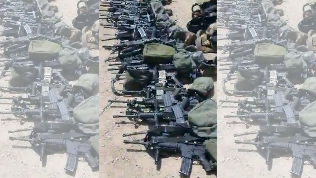Shocking videos show just how many US military weapons are now in the hands of Taliban terrorists