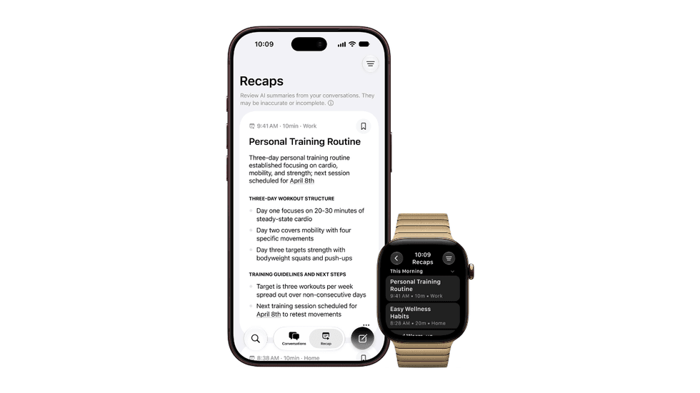 Siri Recap Summary