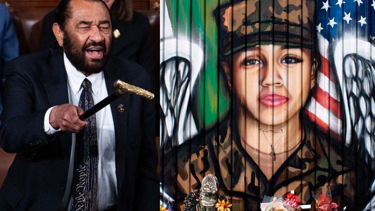 Sister of slain Army soldier decides to run for Rep. Al Green's seat after seeing him interrupt Trump's congressional address