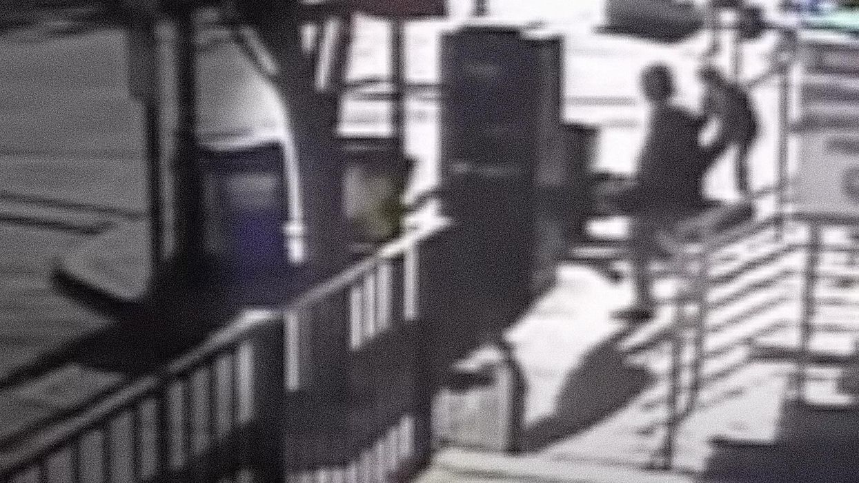 Skateboarding thug knocks out elderly man in brutal random attack
