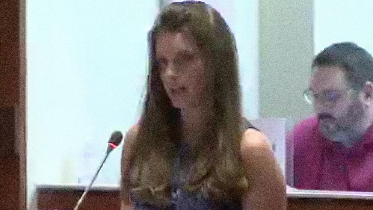 Sobbing teacher abruptly quits during heated school board meeting: 'I quit being a cog in a machine that tells me to push highly politicized agendas'