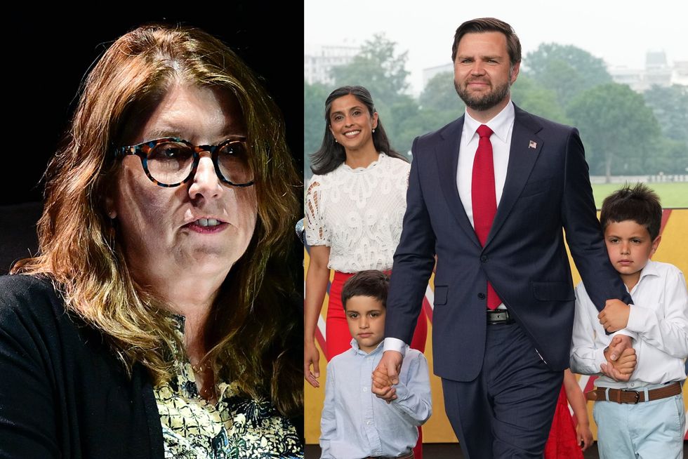 Social media erupts with fury at liberal editor who justified harassment of JD Vance's children at Disneyland