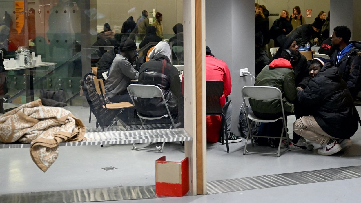 Socialists abandon Parisian theater after alleged sex-related violence from African refugees who refuse to leave