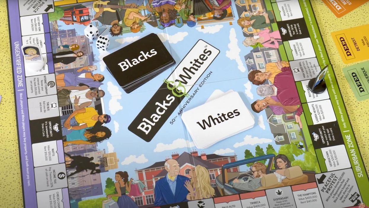 Socially conscious Monopoly-style game, Blacks & Whites, uses race and privilege as currency: 'Watch out for greedy white people or you may go bankrupt!'