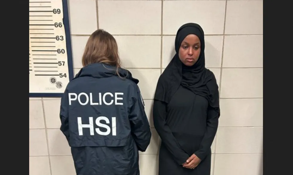 Somali radical accused of sickening salivary assault on federal agents after bizarre 'bananas with rice' speech