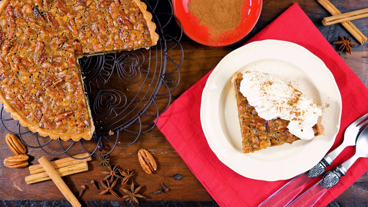 Something baked, something brewed: Maple bourbon pecan pie