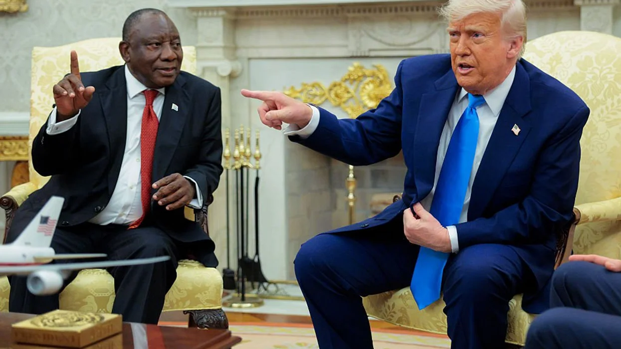 South African president denies white genocide — then Trump shoves proof in his face