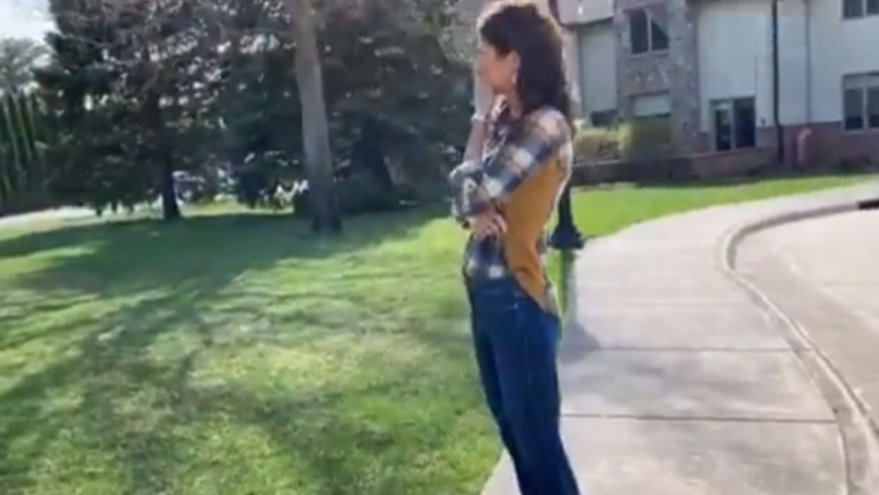 South Dakotans throw a parade for Gov. Kristi Noem, who refused to shut down their state