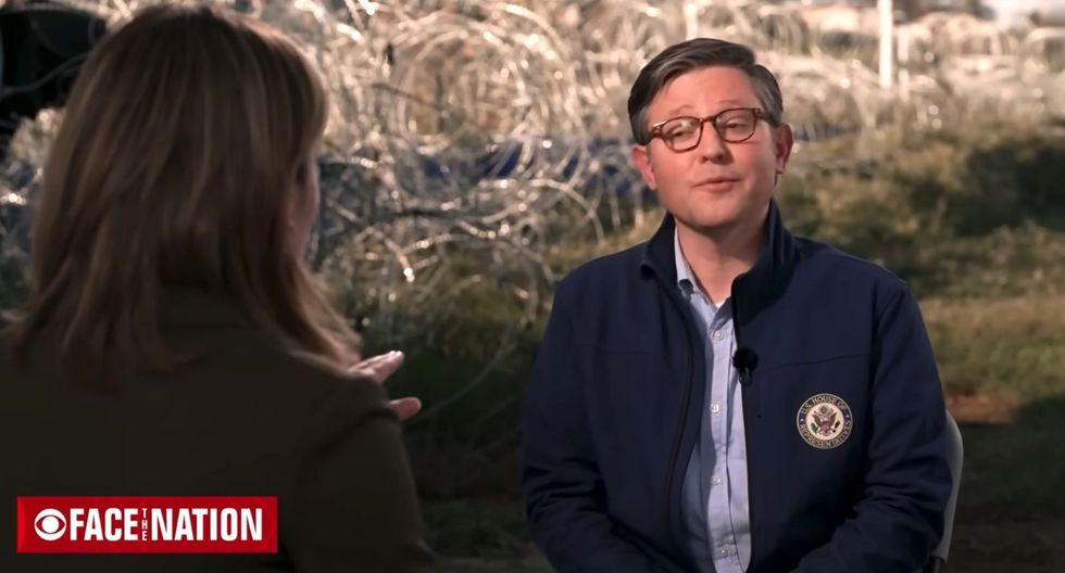 Speaker Johnson forces CBS News anchor into embarrassing admission after she tries to smear him as an 'election denier'
