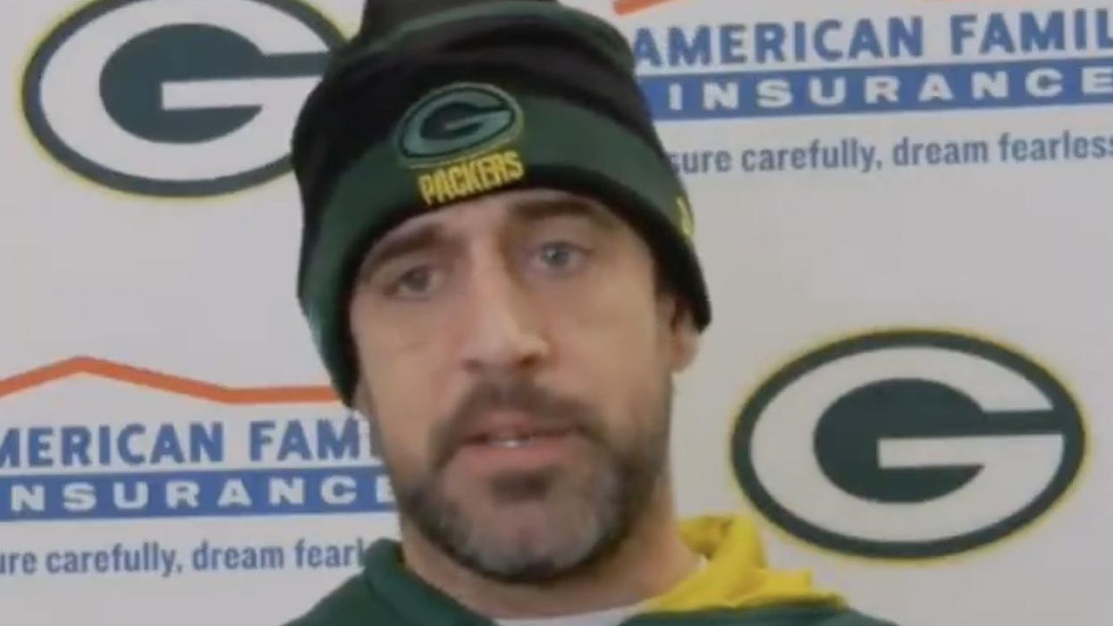 Sportswriter calls Aaron Rodgers 'biggest jerk in the league,' won't cast MVP vote for him. Rodgers says 'absolute bum' writer is angry that 'I'm not vaccinated.'