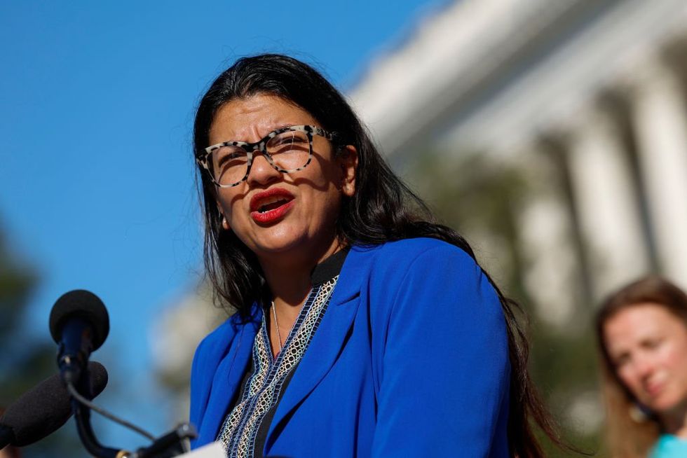 Squad member Rashida Tlaib slams Biden at pro-Palestine conference attended by terrorist-linked group: 'You are an enabler'