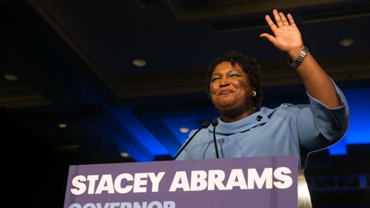 Stacey Abrams claims fetal heartbeats are 'medically false' and 'biologically a lie' at student forum in Atlanta