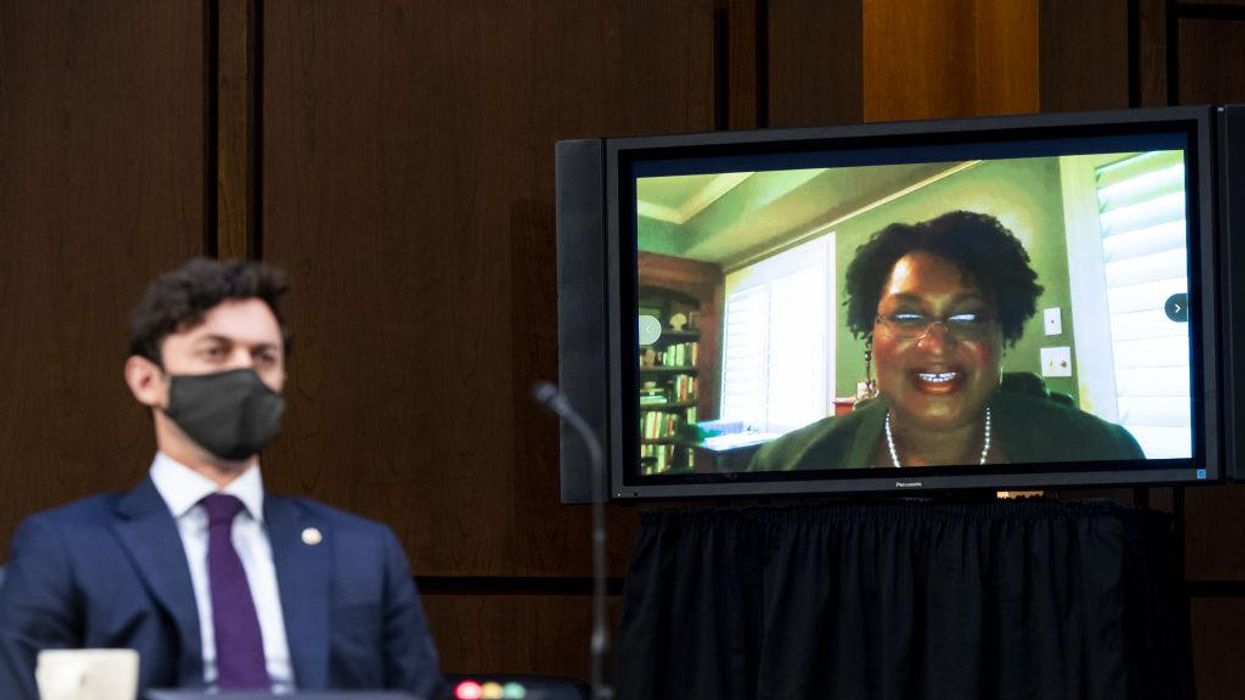 Stacey Abrams repeats claim 2018 governor's race was 'stolen' when pressed by Sen. Ted Cruz