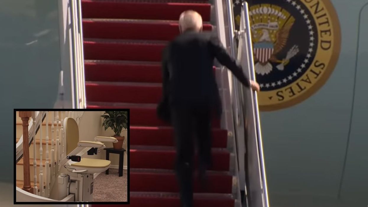 Stairlift company pokes fun at Biden in new ads