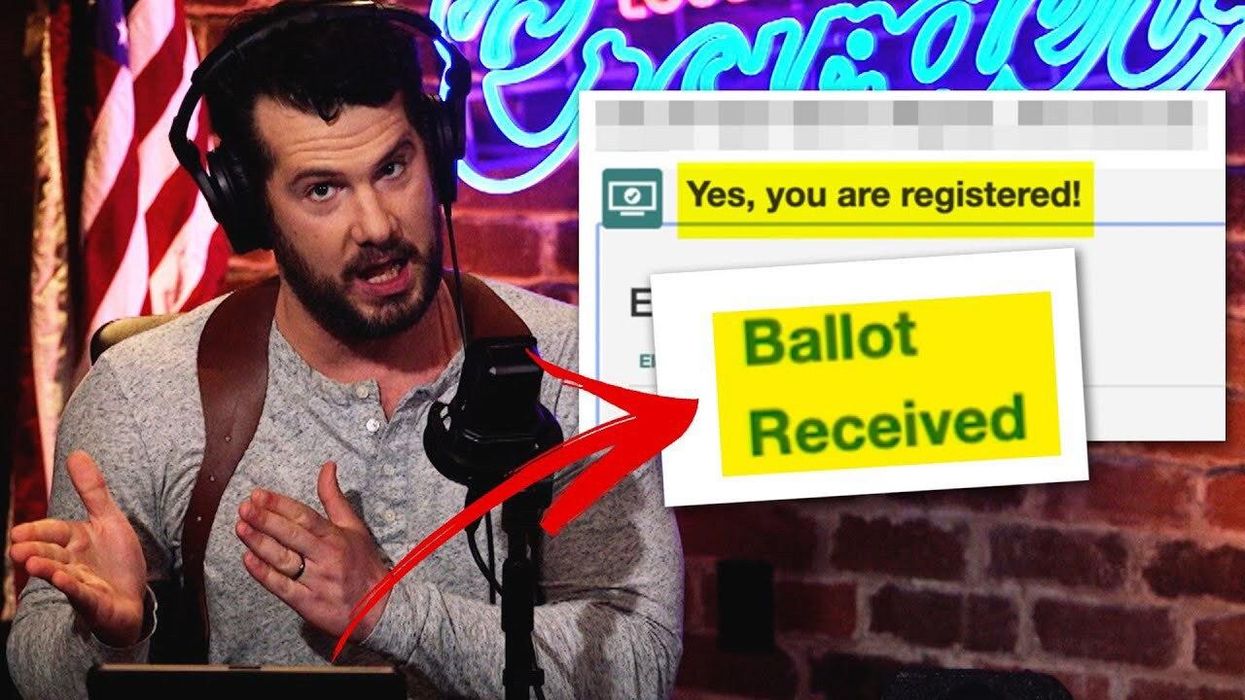 Steven Crowder checked the status of his ballot in Texas — and found someone could have voted under his name in Michigan