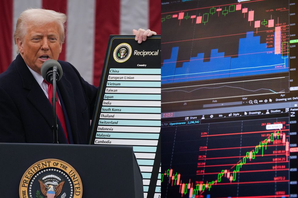 Stock market bounces back early on hopes of tariff trade deals, but recedes quickly