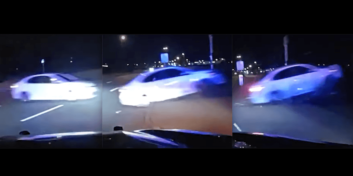 Stolen car goes airborne 'Dukes of Hazzard' style amid police chase — but occupants sure ain't no Bo or Luke