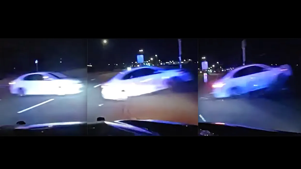 Stolen car goes airborne 'Dukes of Hazzard' style amid police chase — but occupants sure ain't no Bo or Luke