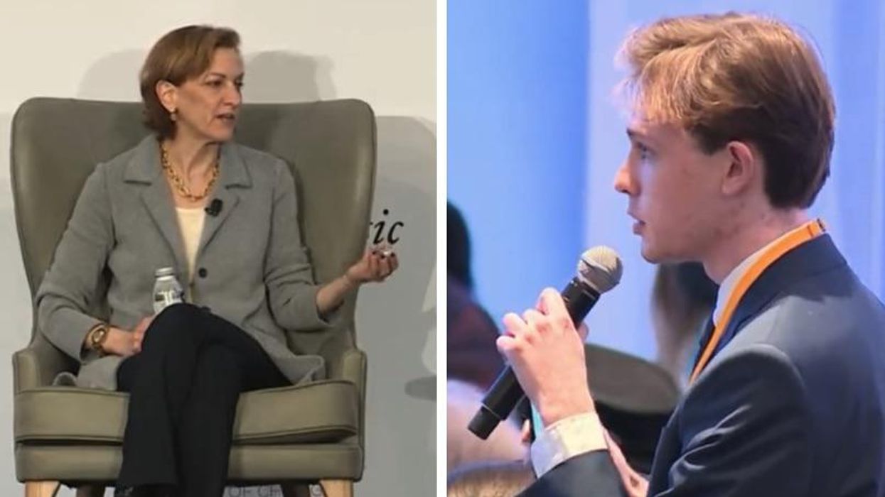 Student confronts reporter who called Hunter Biden laptop scandal 'right-wing media smears.' Her reaction speaks volumes.