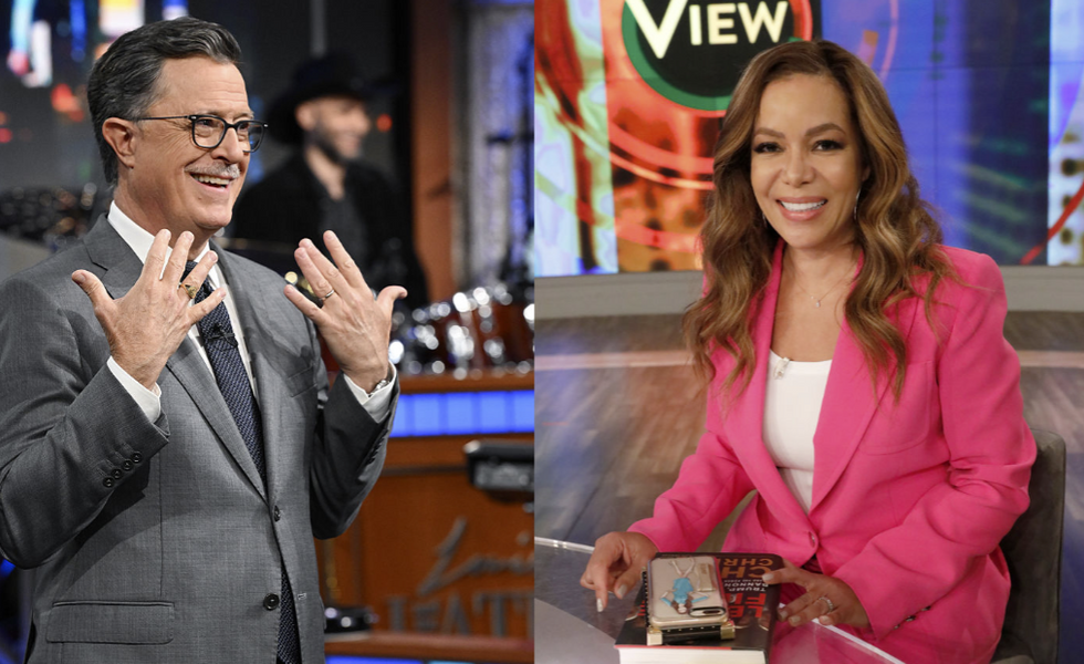Sunny Hostin melts down over Stephen Colbert's removal, says cancellation of 'Late Show' is 'dismantling of our Constitution'
