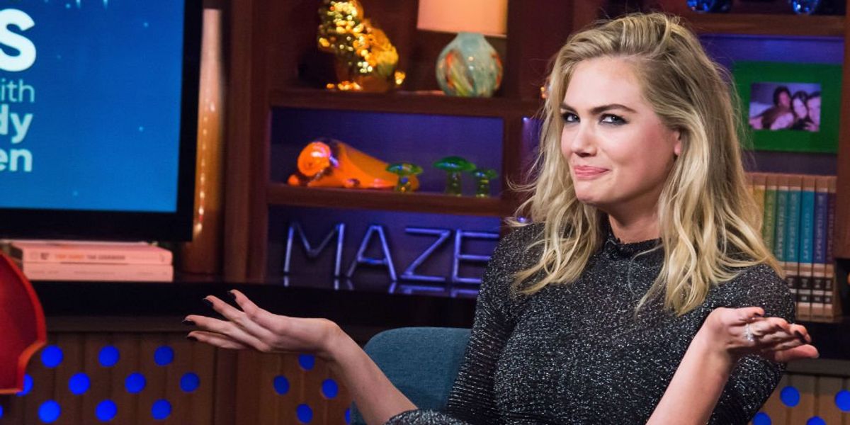 NextImg:Supermodel Kate Upton deletes photo of herself wearing $675 Balenciaga sweatshirt after backlash | Blaze Media