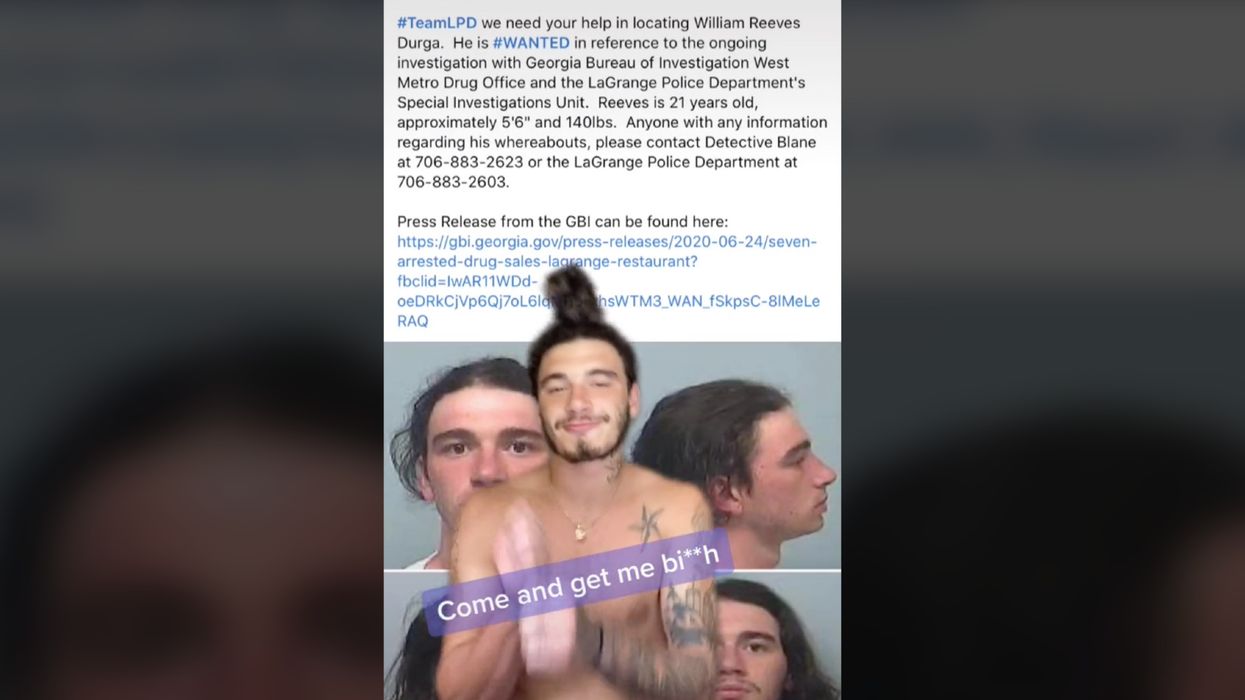 Suspect taunts police officers with viral video: 'Come and get me b***h.' They do.