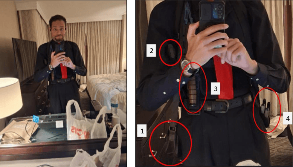 Suspected WHCD shooter snapped damning photo moments before the attack, court docs reveal