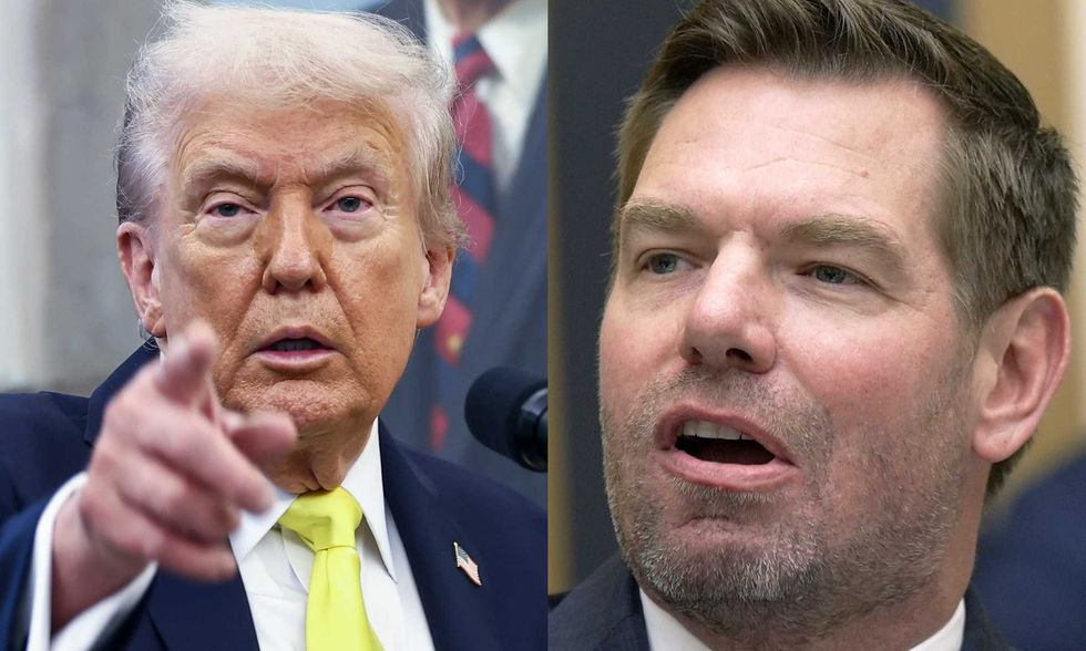 Swalwell lashes out at Trump after FBI reportedly looks to release files on his alleged Chinese spy scandal