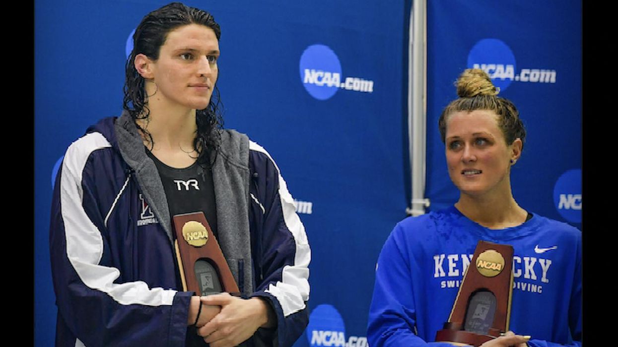 Swimmer who tied Lia Thomas in 200-yard freestyle says officials cheated her on podium: 'We just want Lia to hold the fifth-place trophy'