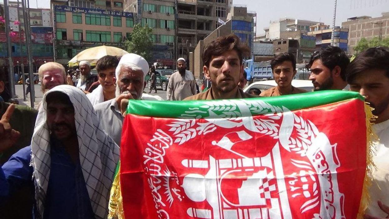 Taliban militants fire into crowd to disperse protests, reportedly kill at least three people and injure dozens