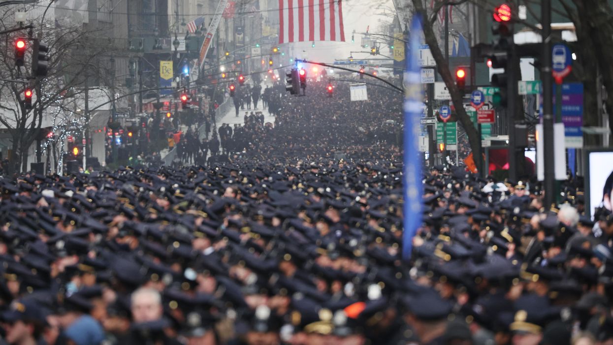 Teacher fired after suggesting 'reciprocity' against NYPD gathered to mourn murdered detective Jason Rivera: '5/30/20: NYPD SUV drives into a crowd of protestors. Ideal conditions for reciprocity.'