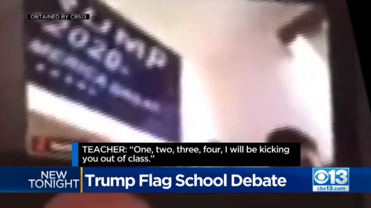 Teacher told student he had 15 seconds to remove a Trump flag or he’d be kicked out of online class
