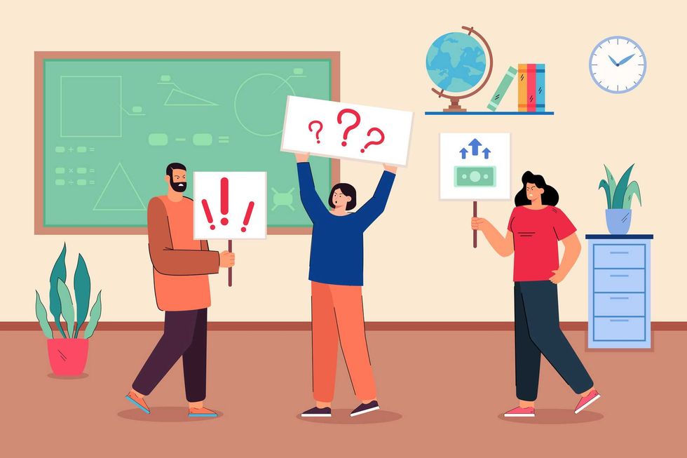 Teachers tell union bullies: Keep your hands off our lunch money!