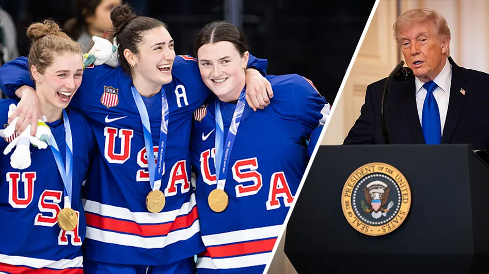 Team USA hero Jack Hughes defends women's team for skipping White House visit: 'Everything is so political'
